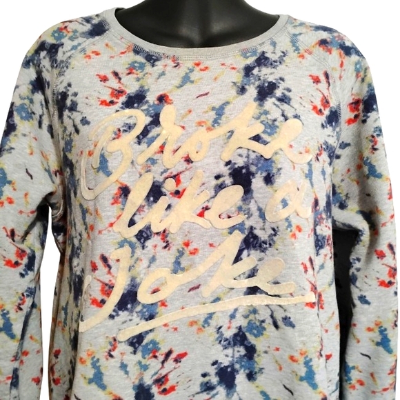 Scotch & Soda Other - SCOTCH & SODA | EUC Broke Like A Joke  Sweatshirt Tie-Dye Crew Neck | Medium